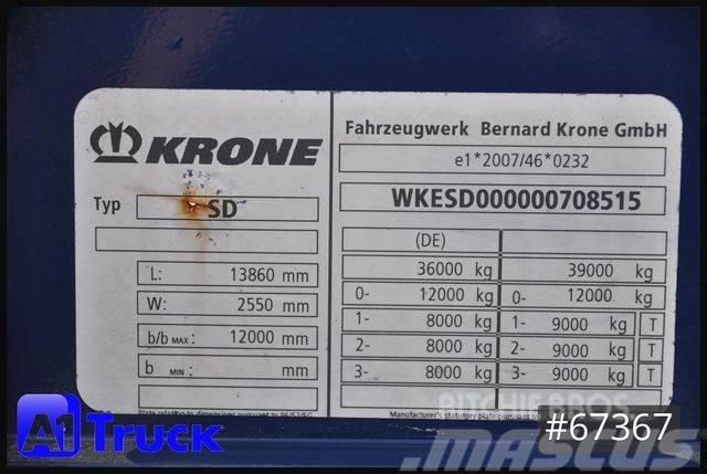 Krone SDK 27, Koffer, Doppelstock, 112762km Semi remorque fourgon