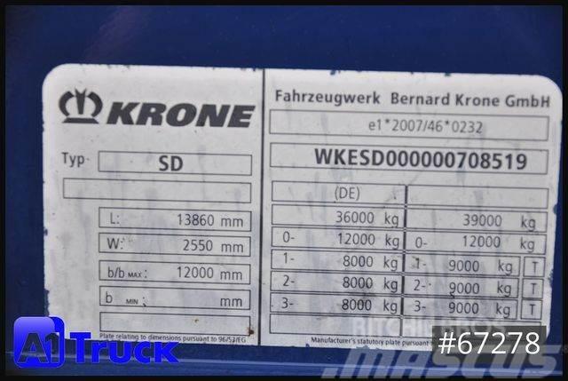 Krone SDK 27, Koffer, Doppelstock, 1 Vorebsitzer Semi remorque fourgon