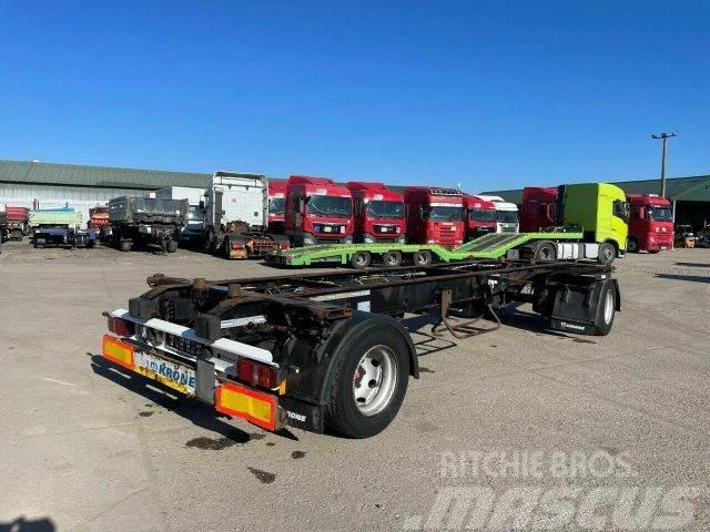 Krone trailer for containers vin 148 Remorque chassis