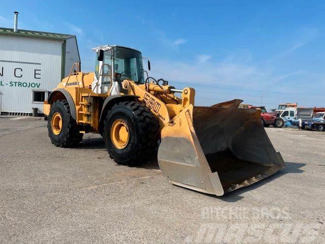 Liebherr 580 frontloader 4x4 vin 221 Chargeur frontal, fourche