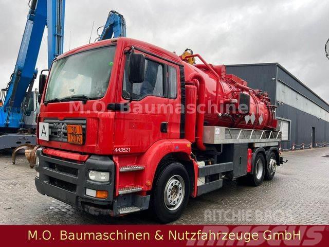 MAN TGA26.313/6x4 /Kutschke Saug u. Spühlwagen / Camion aspirateur, Hydrocureur