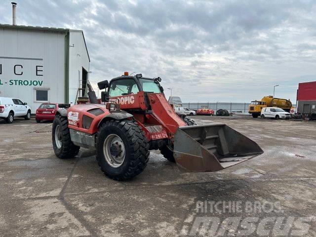 Manitou MLT 634 telescopic frontloader4x4 VIN210 Chargeur frontal, fourche