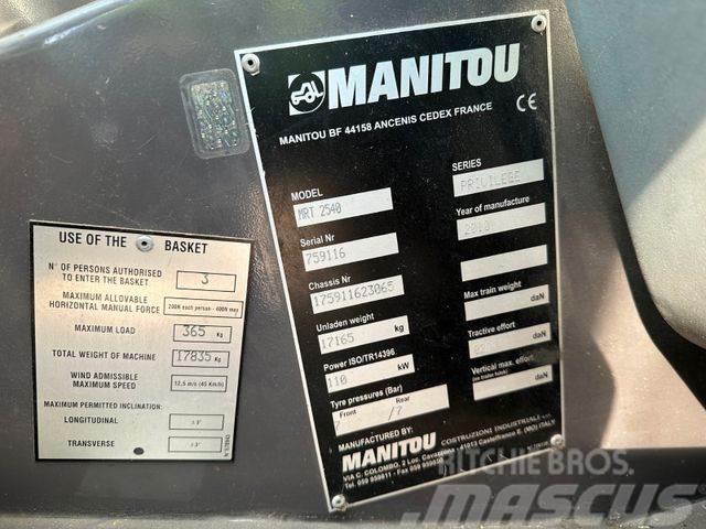 Manitou MRT 2540 P manipulator vin 065 Grue à tour