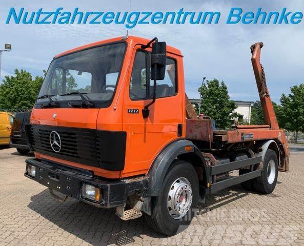 Mercedes-Benz SK 1717 Meiller Absetzer/ Diff-Sprerre/ 1 Hand Chariots à câble démontable