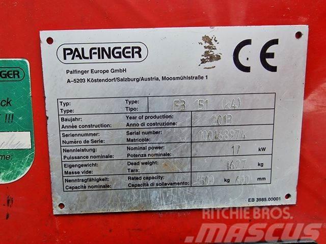 Palfinger F3 151 (k4) / Mitnahmestapler Autres Chariots élévateurs