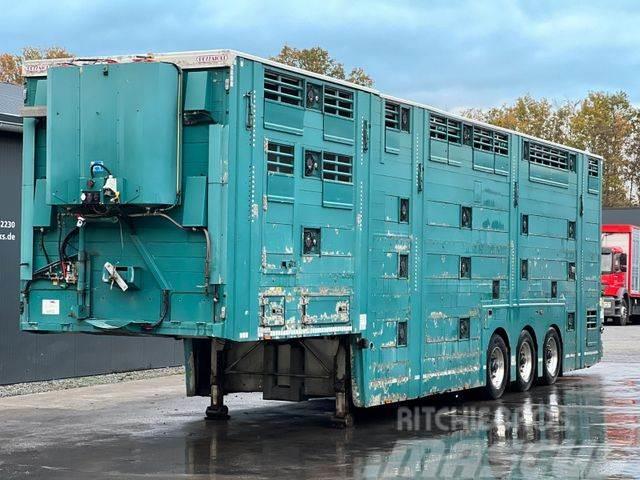 Pezzaioli 3.Stock Cattle-Cruiser Hals+Tiefbett Typ2 Semi remorque bétaillère