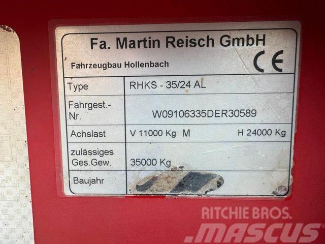 Reisch RHKS-35/24AL *Alu/Stahl Kippaufl./SAF/27m³* Benne semi remorque