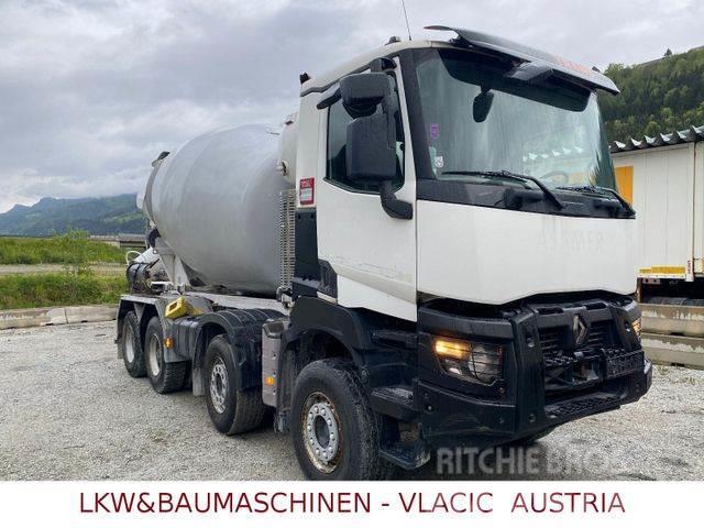 Renault K - HD 8X4 Betonmiscer 9m3 Camion malaxeur