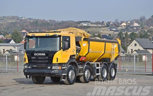 Scania P400 * Kipper / Apshfalt * 8x4 Camion benne