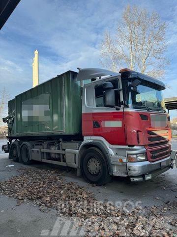 Scania R360 6X2 GLASENTSORGER RÜCKWÄRTS KIPPER Camion poubelle