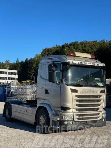 Scania R490 GROSSE ADR KIPPHYDRAULIK Tracteur routier