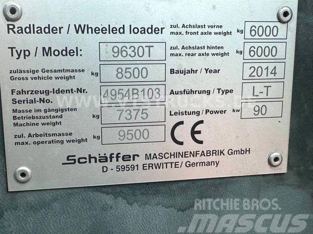 Schäffer 9630T Tele-Radlader Bj.2014 Chargeuse sur pneus