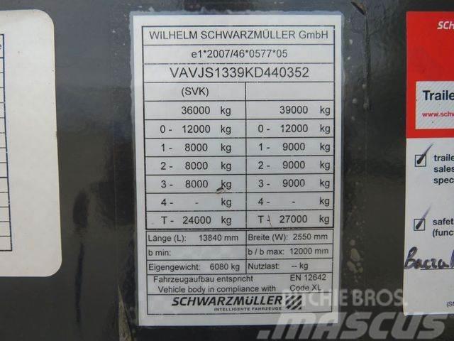 Schwarzmüller S 1*J-Serie*Standart*Lift Achse*XL Code* Semi remorque à rideaux coulissants (PLSC)
