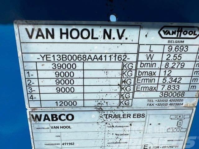 Van Hool LOWDECK for containers vin 162 Semi remorque surbaissée