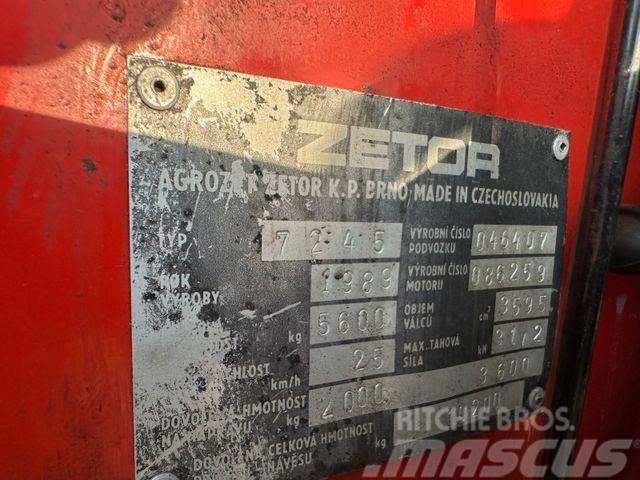 Zetor 7245 4x4 + snow blower vin 407 Tracteur