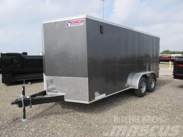 Pace American 7'X16' ENCLOSED TRAILER WITH REAR RAMP DO Remorque Fourgon