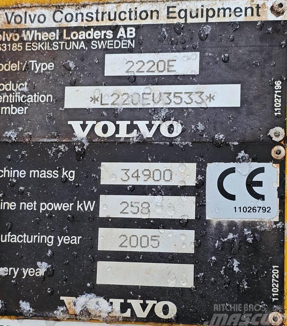 Volvo L220E Chargeuse sur pneus