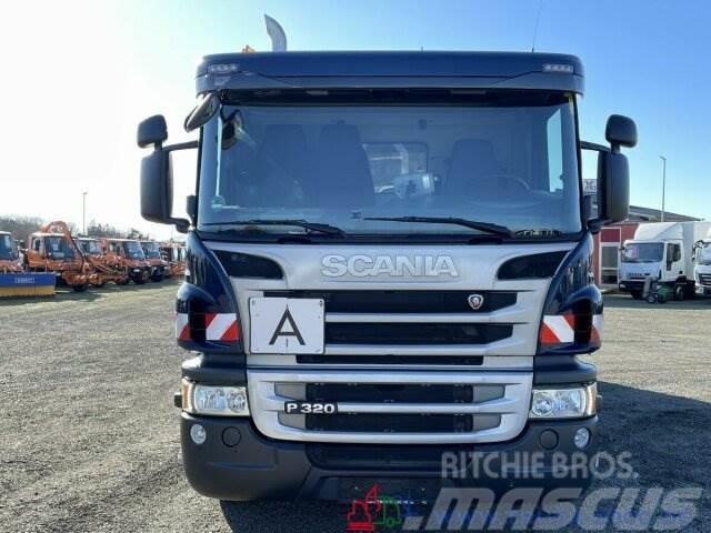 Scania P320 6x2 Faun Variopress 22m³+Zoeller Schüttung Autre camion