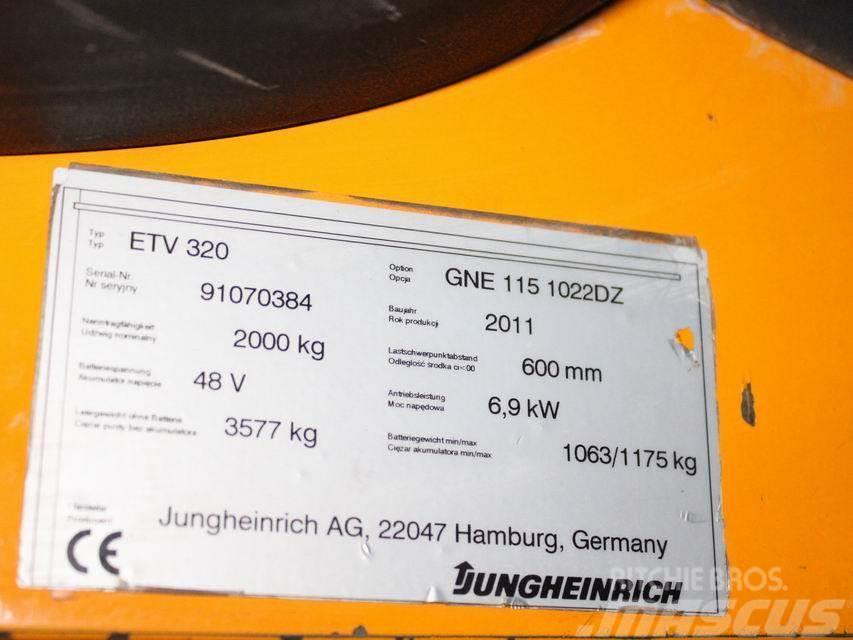Jungheinrich ETV 320 GNE115-1052DZ Chariot à mât rétractable