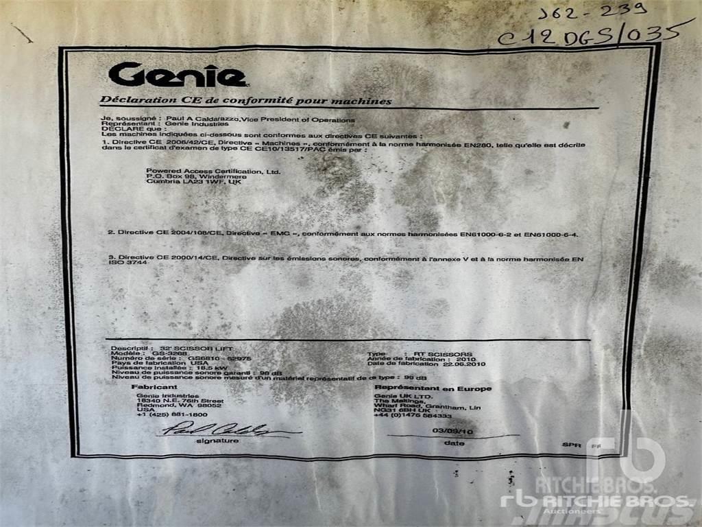Genie GS-3268 Nacelle ciseaux