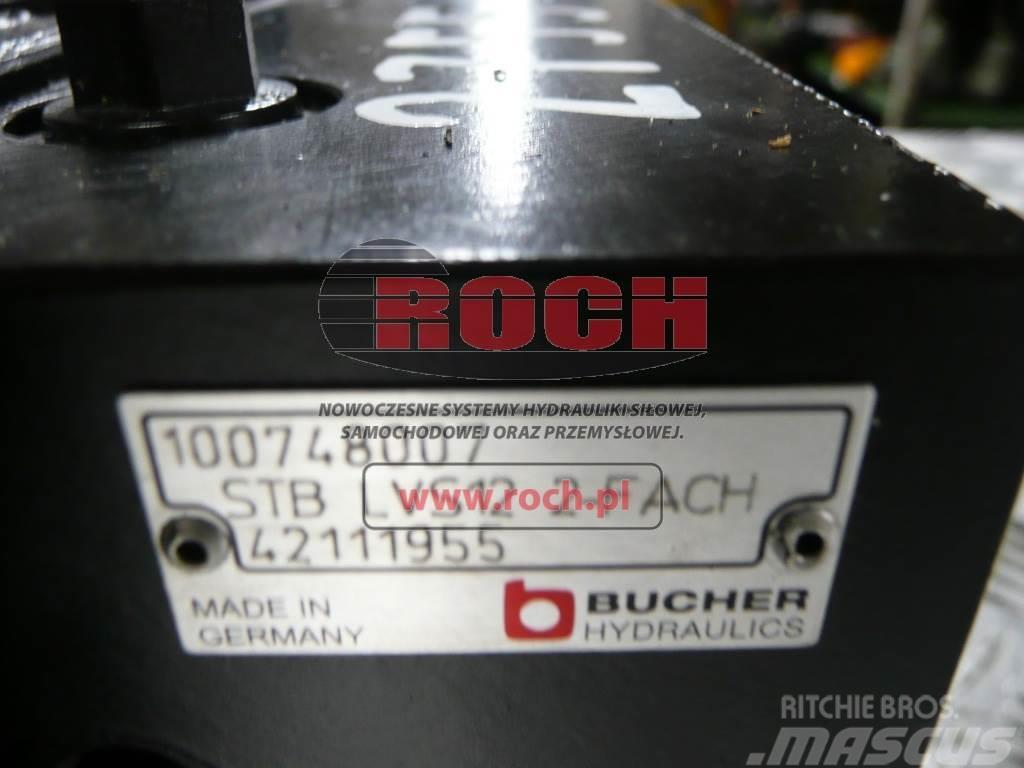 Bucher HYDRAULICS 100748007 STB LVS12 2-FACH 42111955 - 2 Hydraulique