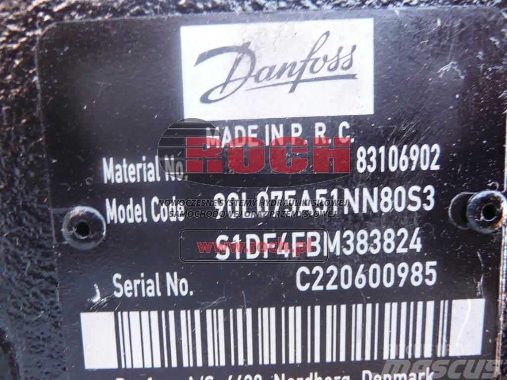 Danfoss 83106902 90L075A51NN80S351DF4FBM383824 Hydraulique