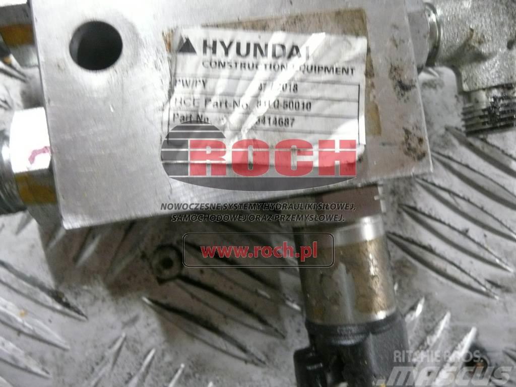 Hyundai 81LQ-50010 3414687 3414686 + 3036401 24VDC 30OHM - Hydraulique
