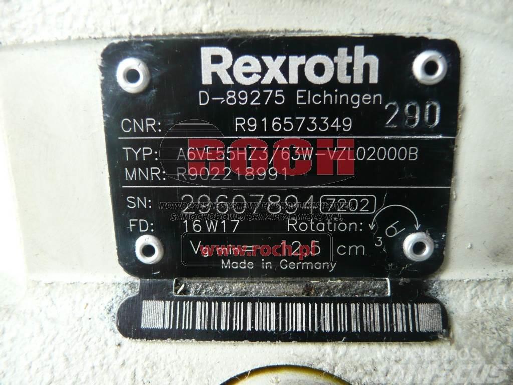 Rexroth A6VE55HZ3/63W-VZL02000B Moteur