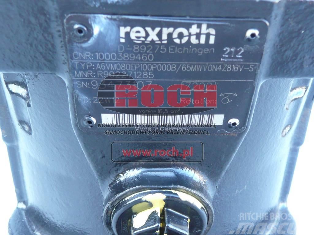 Rexroth A6VM080EP100P000B/65MWVON4Z81BV-S 1000389460 Moteur