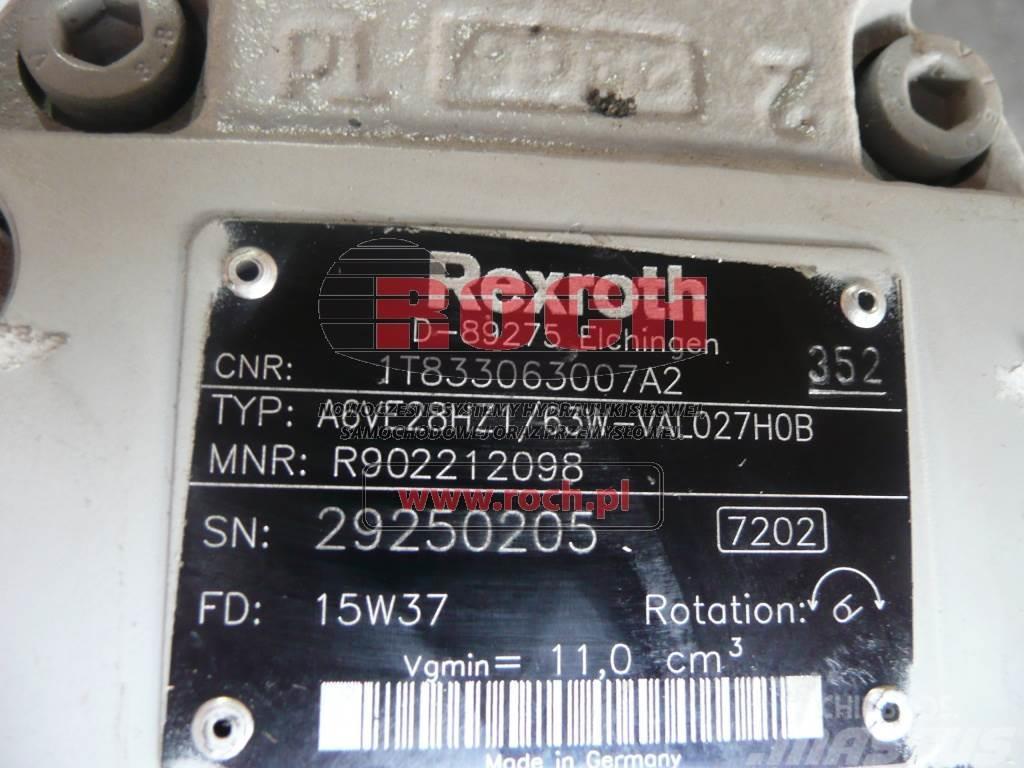 Rexroth + BONFIGLIOLI A6VE28HZ1/63W-VAL027H0B 1T833063007A Moteur