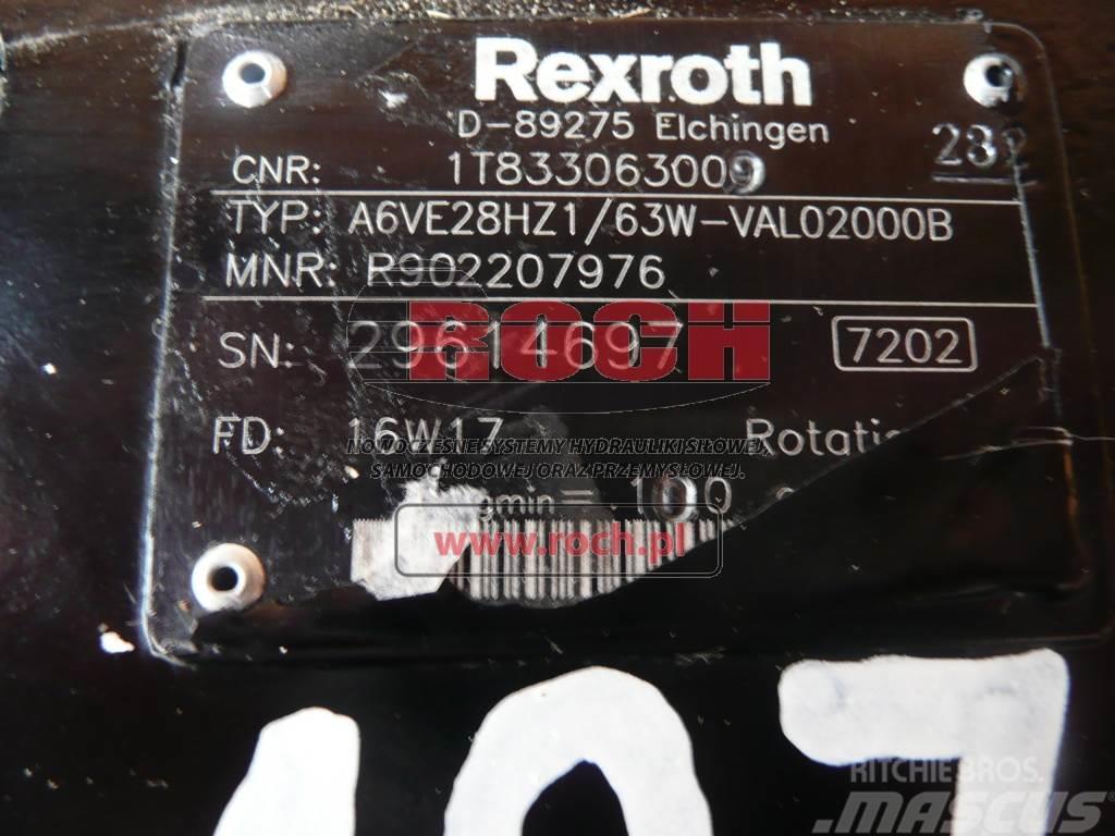 Rexroth + BONFIGLIOLI A6VE28HZ1/63W-VAL02000B R902207976 1 Moteur
