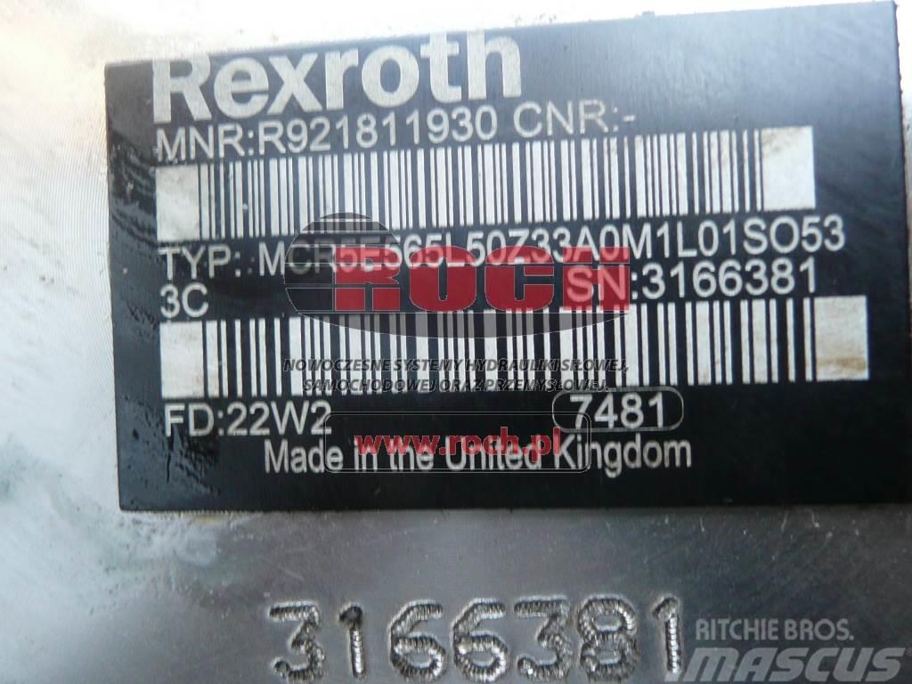 Rexroth MCR5E 565L50Z33A0M1L01S0533C Moteur