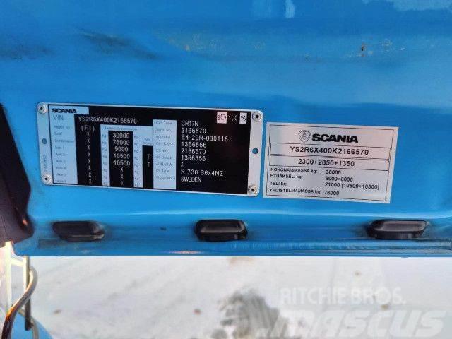Scania R 730 B8x4NZ, Korko 1,99% Camion grumier