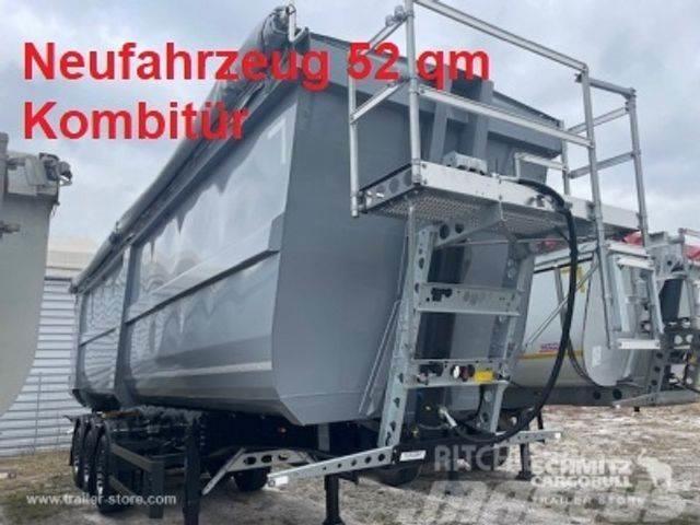 Schmitz Cargobull Kipper Stahlrundmulde 52m³ Benne semi remorque
