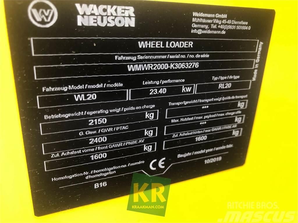 Wacker Neuson WL20 WIELLADER Chargeur frontal, fourche