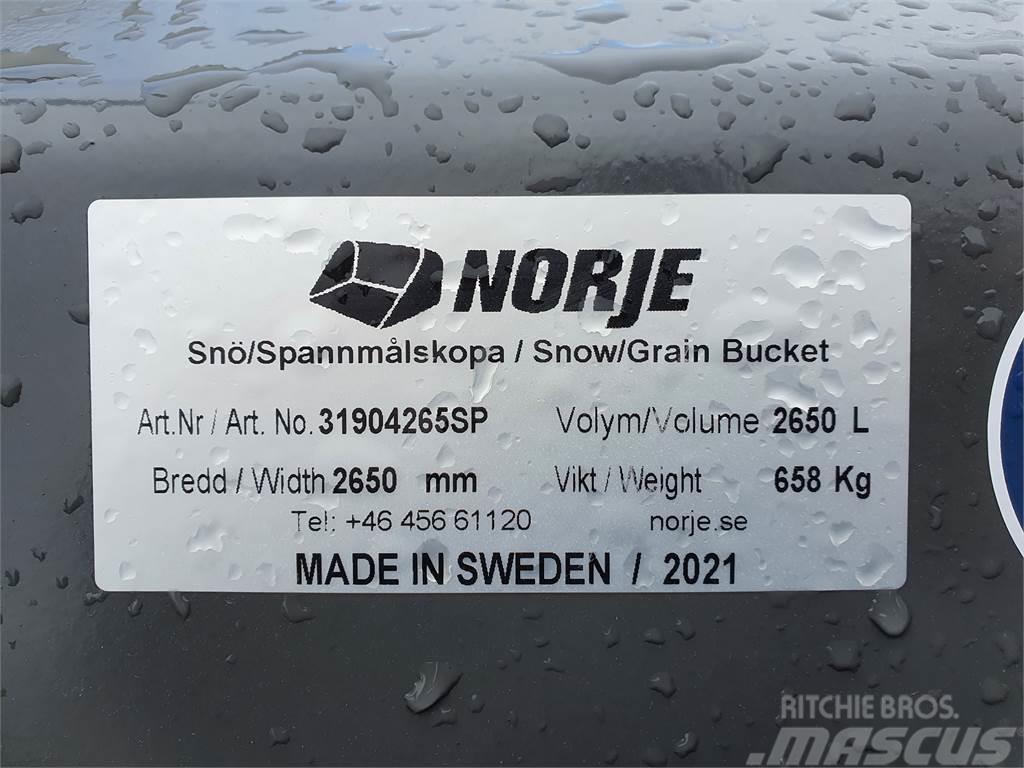 Norje Snöskopa B2650, 2,65m2 BM Godet