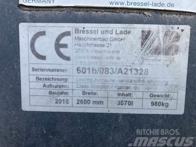 Bressel & Lade Leichtgutschaufel 260cm Accessoires chargeur frontal