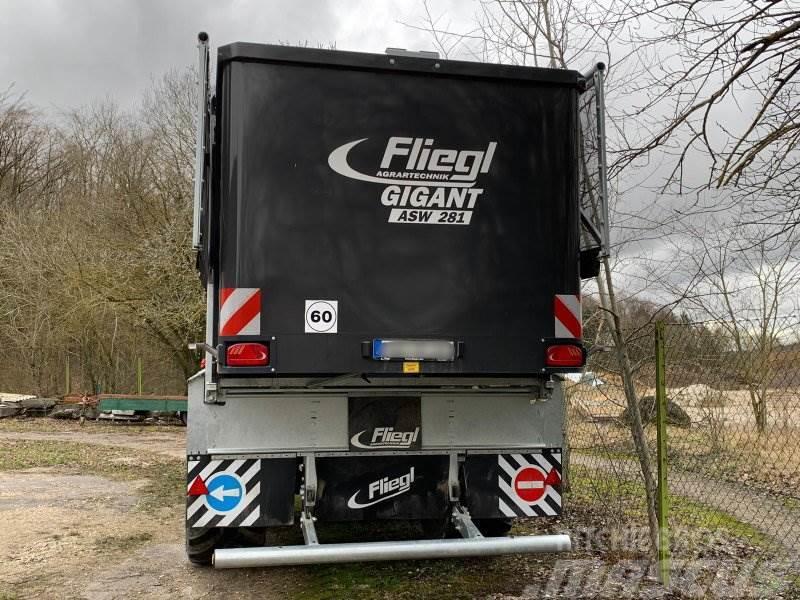 Fliegl ASW 281 GIGANT FOX + Top Lift Light 40m³ Autre remorque agricole