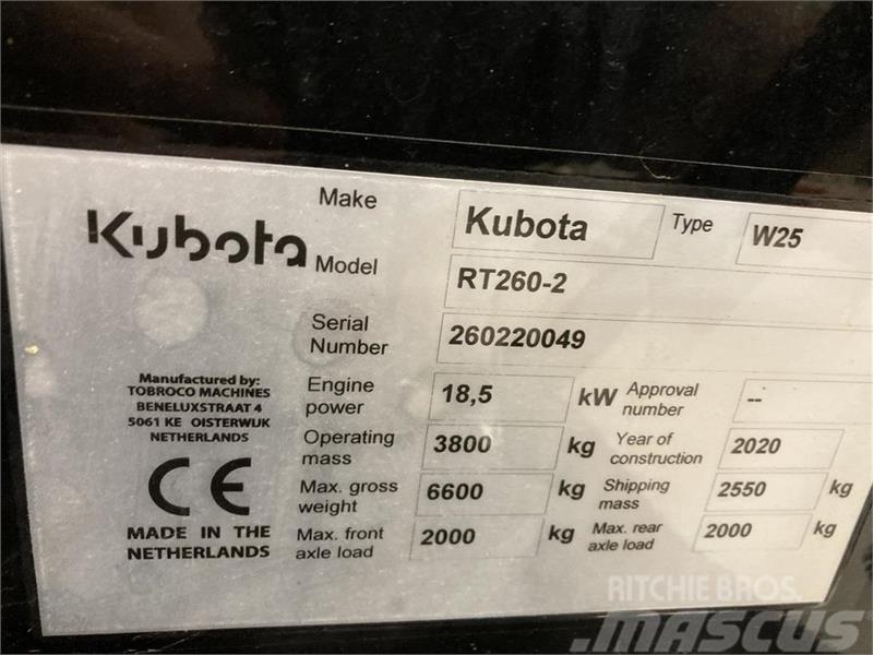 Kubota RT260-2 Mini chargeuse