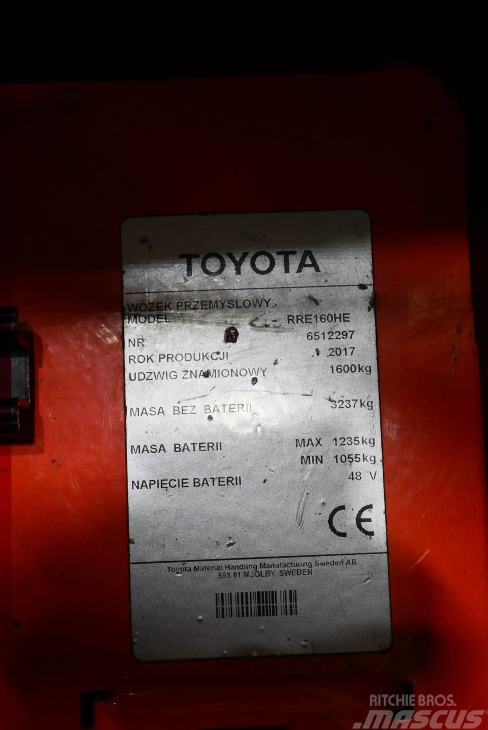 Toyota RRE160HE Chariot à mât rétractable