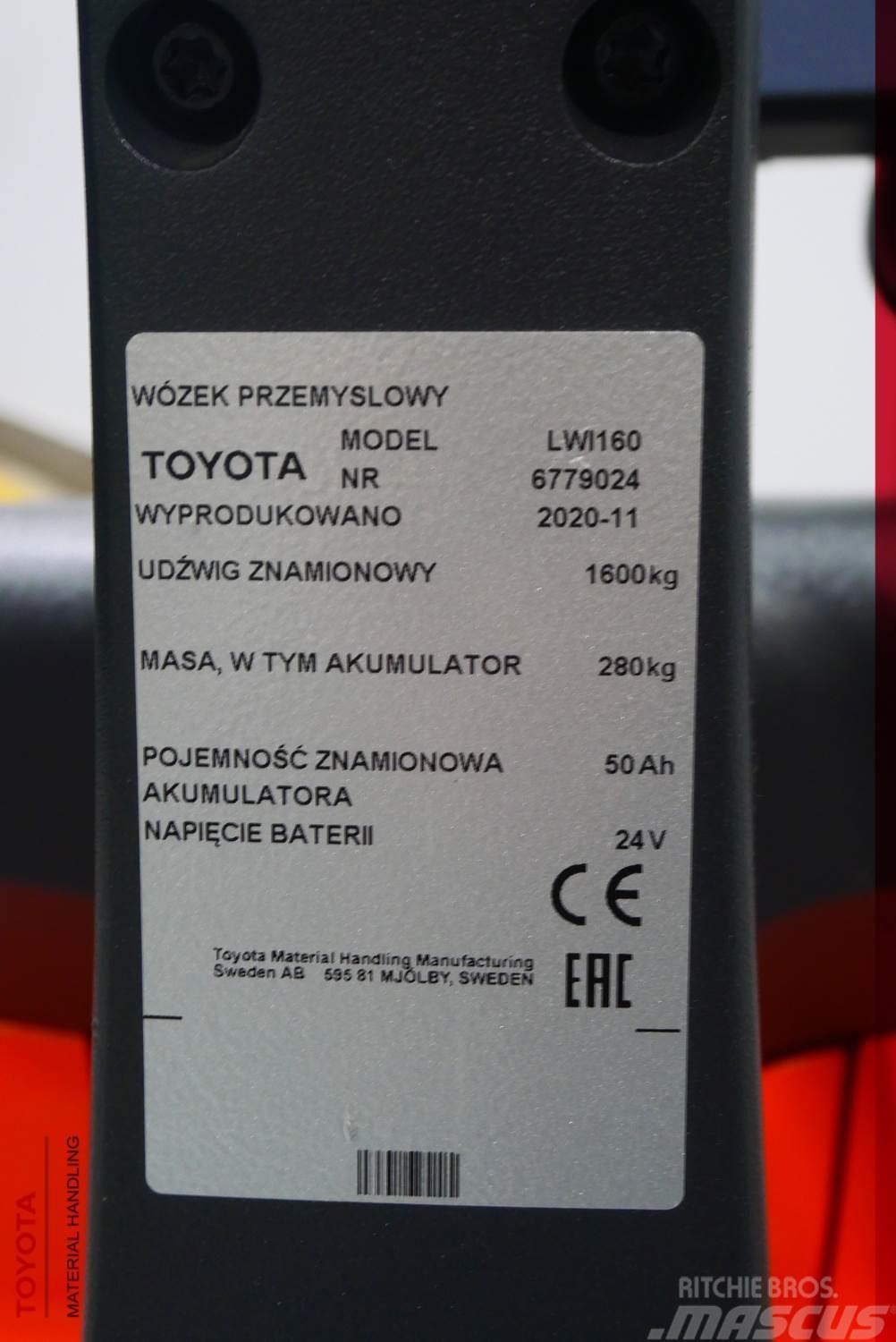 Toyota LWI160 WAGA Transpalette accompagnant