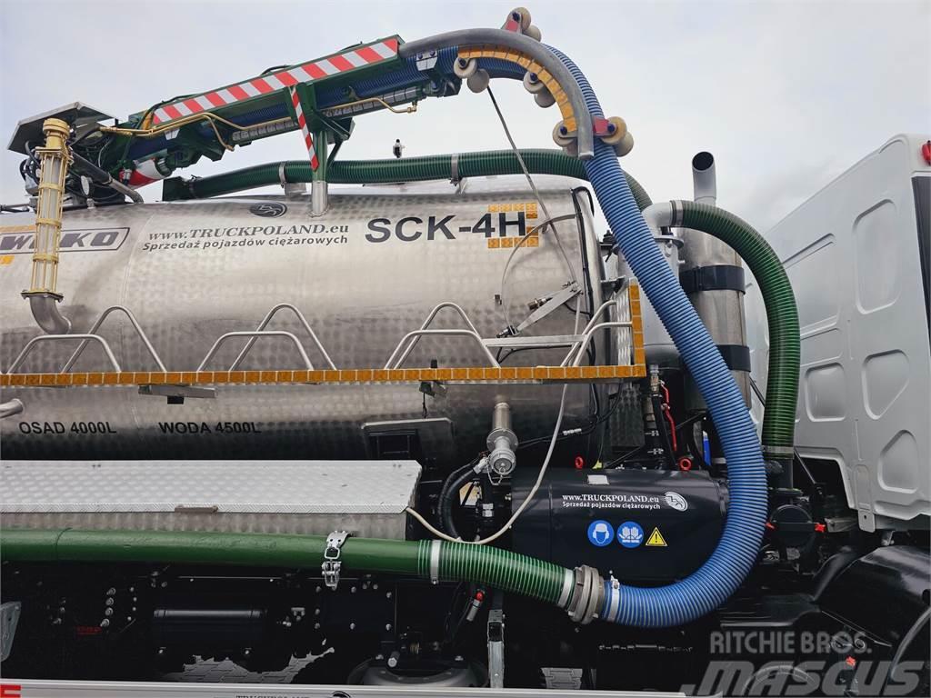 DAF WUKO SCK-4HW for collecting waste liquid separator Camion aspirateur, Hydrocureur