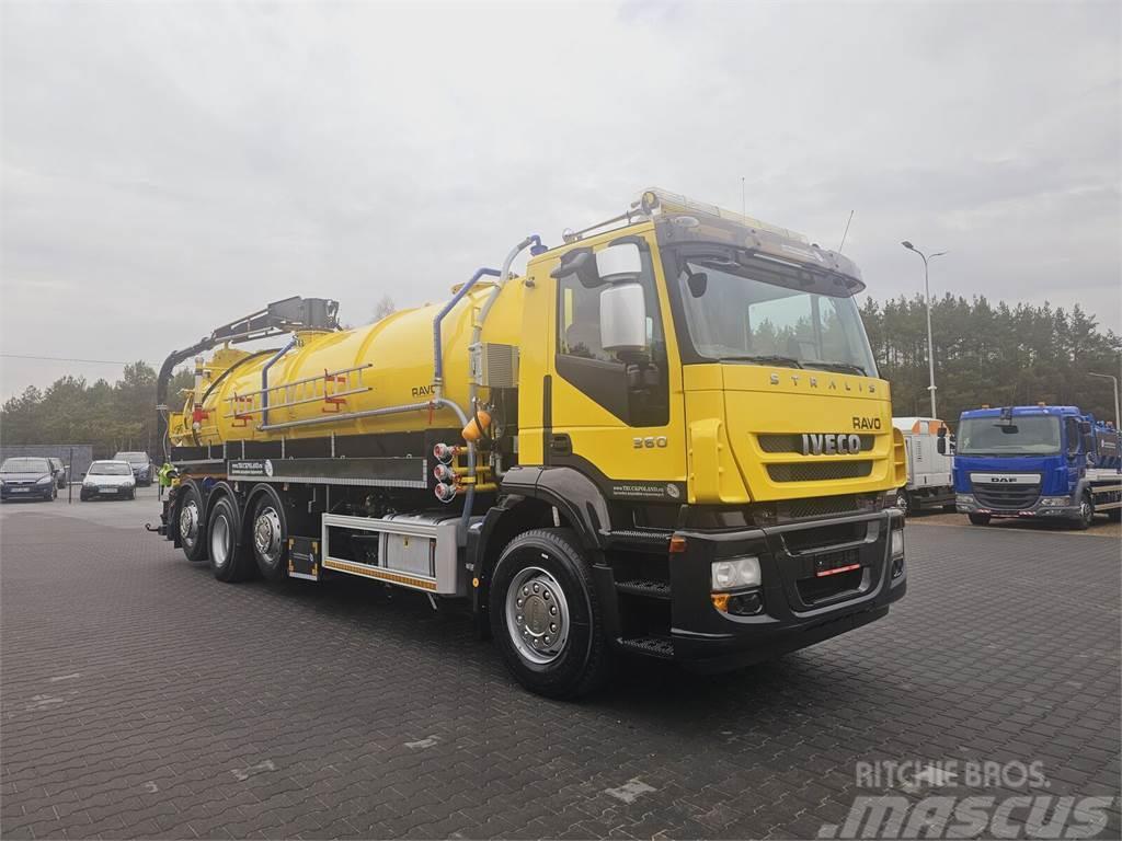 Iveco RAVO WUKO FOR CHANNEL CLEANING druck saug kanal Camions et véhicules municipaux