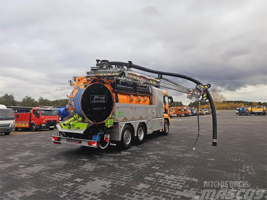 MAN FFG ELEPHANT WUKO COMBI FOR DUCT CLEANING Camions et véhicules municipaux