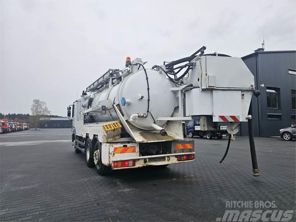 Mercedes-Benz WUKO MULLER COMBI FOR SEWER CLEANING Camion aspirateur, Hydrocureur