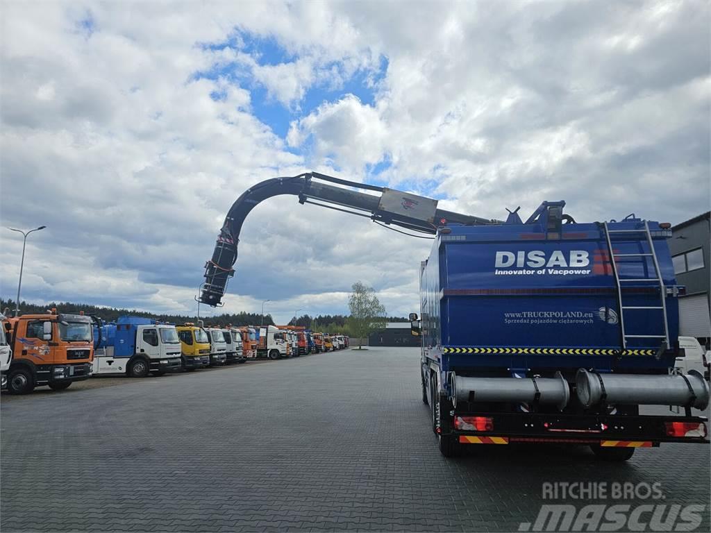Scania DISAB ENVAC Saugbagger vacuum cleaner excavator su Camion poubelle