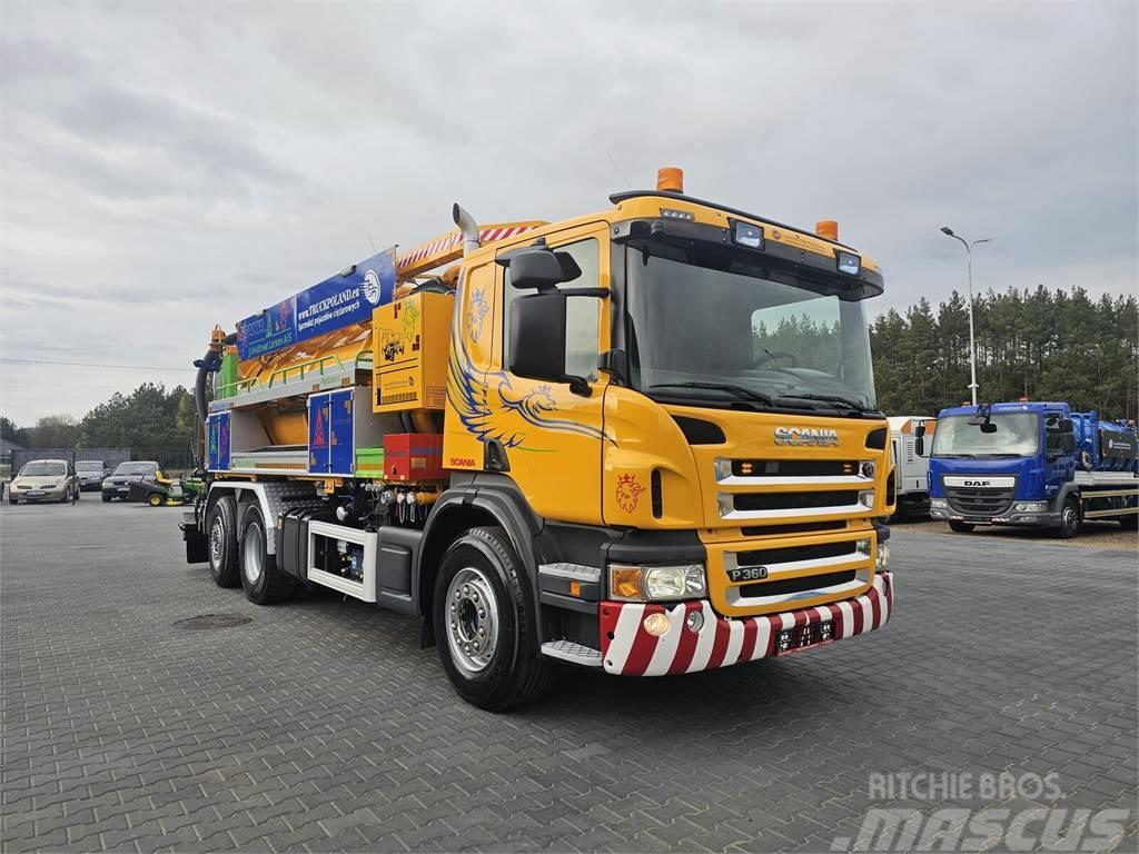 Scania WUKO LARSEN FLEX LINE 310 for collecting liquid wa Camions et véhicules municipaux