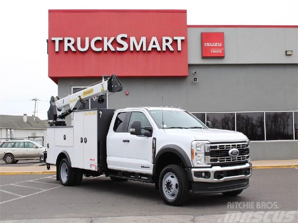 Ford F550 Camion plateau ridelle avec grue