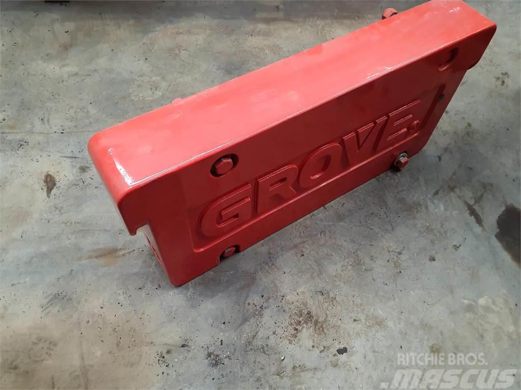 Grove GMK 5130-2 counterweight 1 ton Accessoires et pièces pour grue