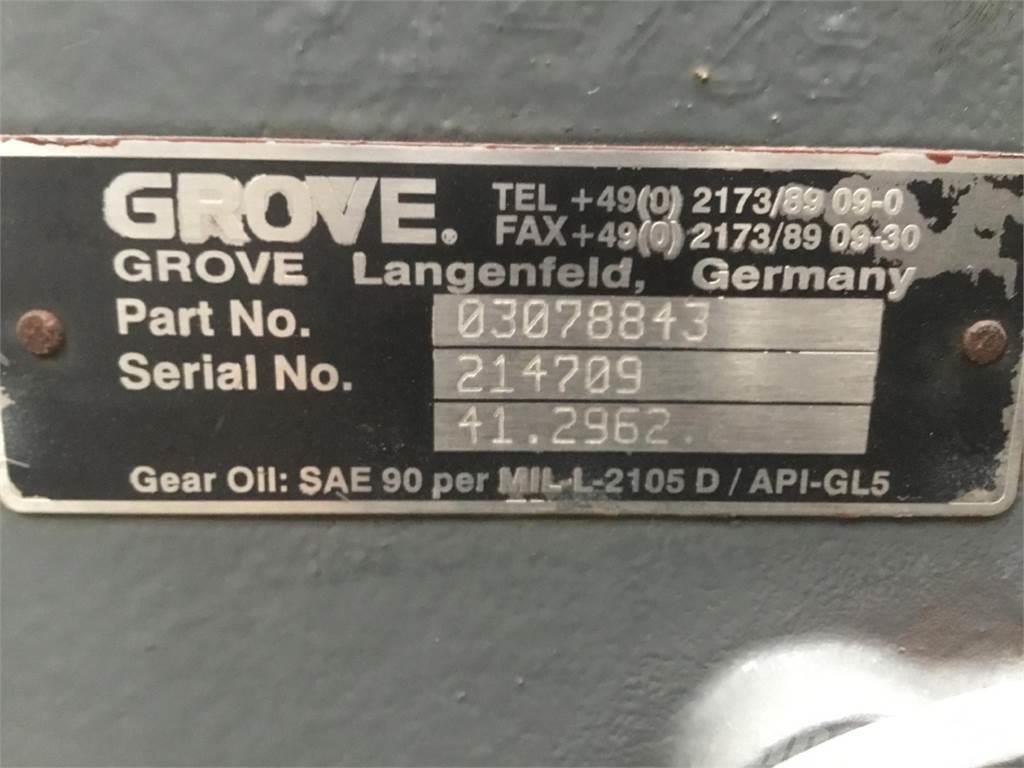 Kessler Grove GMK 3055 diff box axle nr 1 Accessoires et pièces pour grue